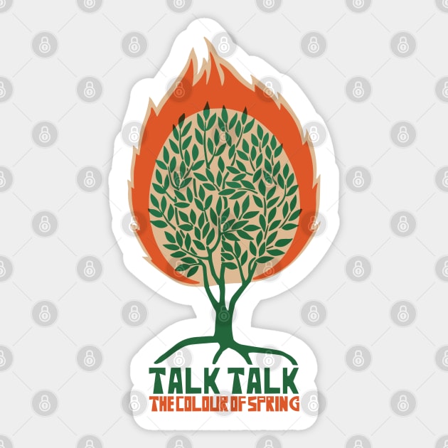 Talk Talk  • •  Retro Style Aesthetic Design Sticker by unknown_pleasures